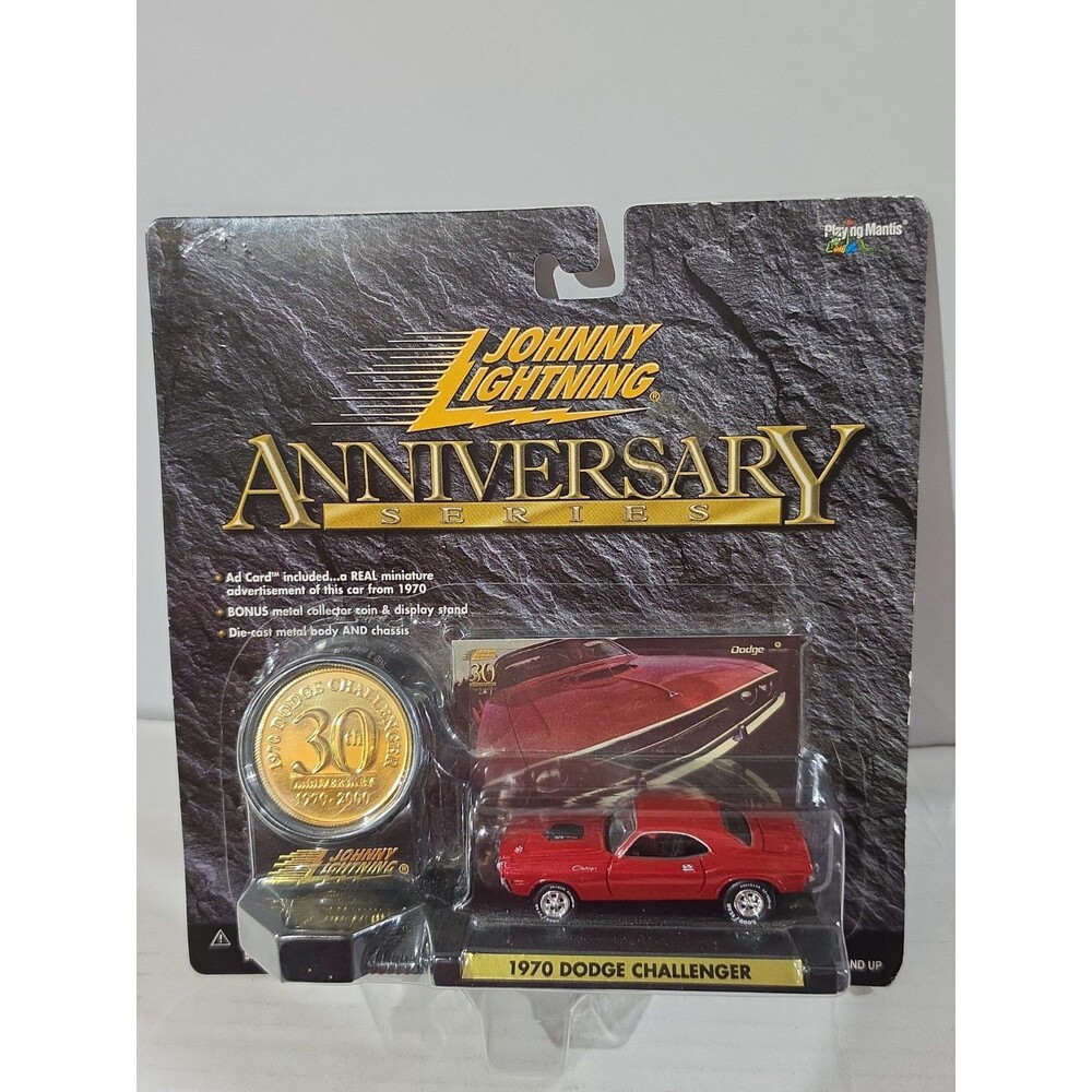 Johnny Lightning Anniversary Series '70 Dodge Challenger 1:64 Red Diecast Car